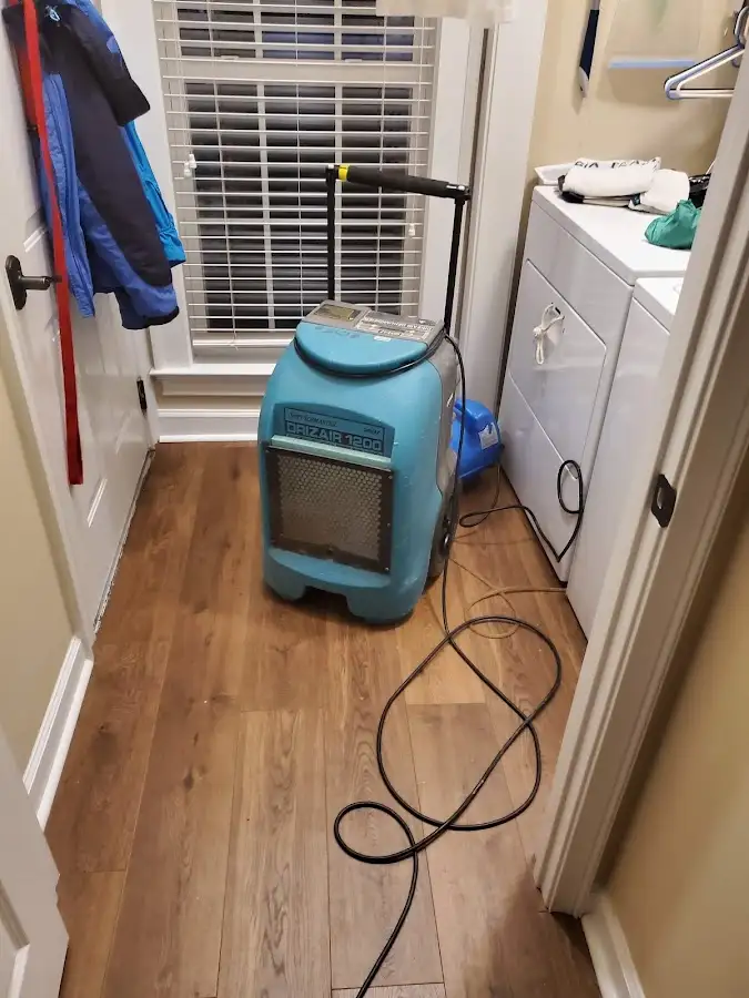 Commercial dehumidifier deployed for Flood Damage Cleanup in Fernandina Beach