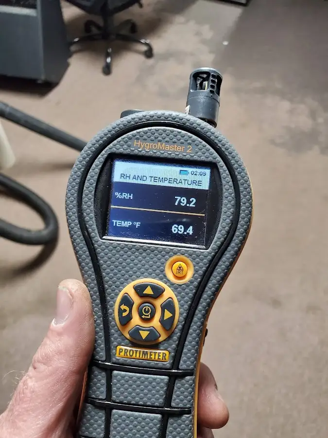 Moisture meter humidity assessment for Mold Remediation & Removal in Fernandina Beach